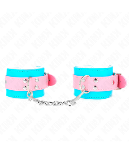 PULSEIRAS CHIC AZUL / ROSA AJ Algemas BDSM seguras, confortáveis e de alta qualidade