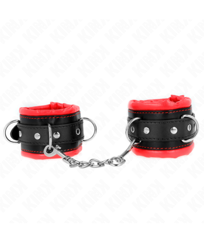 PULSEIRAS ESTILO HEAVY FORRO Algemas BDSM: estilo, conforto, qualidade superior e controlo