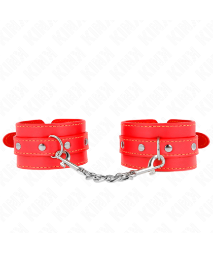 PULSEIRAS FINAS VERMELHAS AJUSTÁVEIS Algemas BDSM: Estilo, conforto, variedade e controlo eficaz