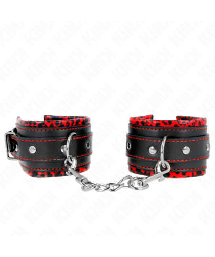 ALGEMAS ALMOFADADAS VERMELHO / PRETO Algemas BDSM: controlo, segurança, conforto e estilo