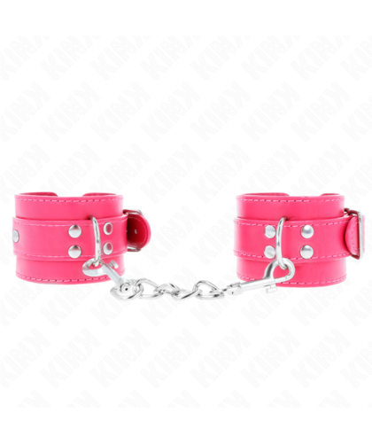 PULSEIRAS FUCSIA COM DETALHES Algemas BDSM: Estilo, conforto, variedade e segurança