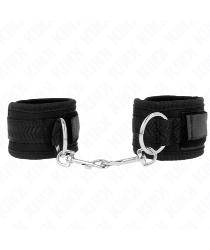 BLACK ADJUSTABLE WRISTBANDS 18- BDSM Wrist Cuffs: Bringing Together Quality, Style, Comfort, and Safety