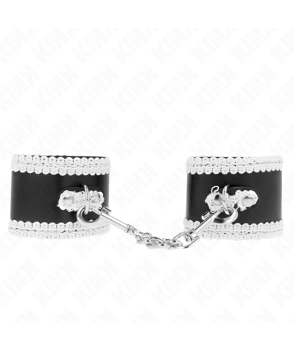 PULSEIRAS PRETAS COM RENDA DE Algemas BDSM: estilo, conforto e controlo para sessões