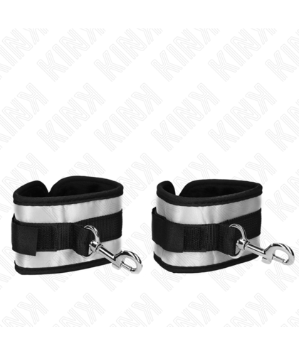 MUÑEQUERAS NEOPRENO GRISES Muñequeras BDSM estilo y comodidad, variedad de materiales