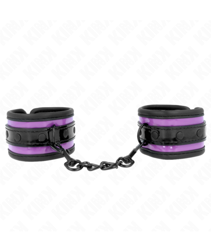 PULSEIRAS NEOPRENE LILÁS AJUST Algemas BDSM: elegância, controlo, segurança e conforto