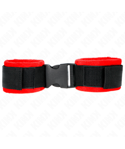 MUÑEQUERAS NYLON NEGRO MODELO  Muñequeras BDSM de KINK: estilo, comodidad y control