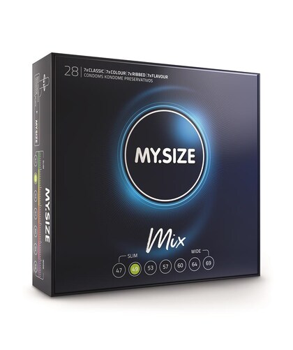 MY SIZE MIX 49 Wide range of sizes and textures for the perfect fit