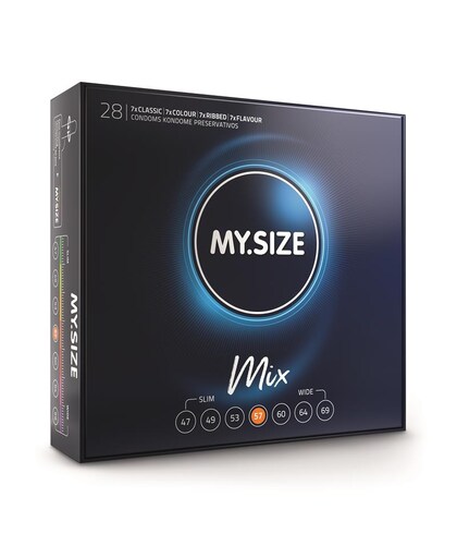 MY SIZE MIX 57 Variedade de preservativos my size mix de qualidade