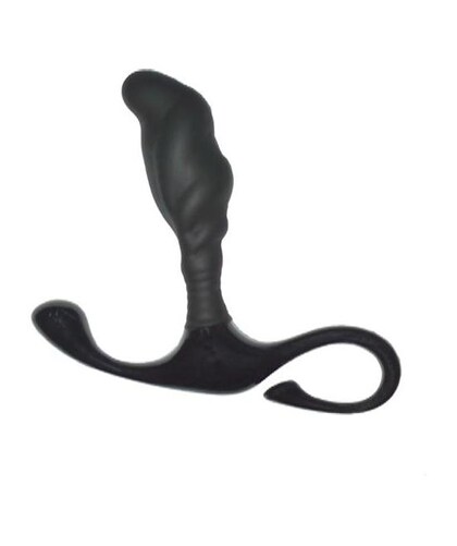 NERO PLUG Plug prostatico con texture stimolante e presa facile