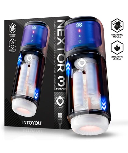 NEXTOR HEATSTROKE Nextor masturbatore automatico avanzato, con funzione di frizione e riscaldamento