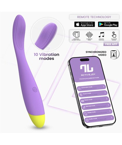 NEYA WAVE Découvrez le Neya, le vibromasseur pour point G avec app, en couleur pourpre.