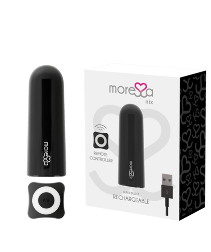 NIX Vibrador nix con control remoto, silicona médica