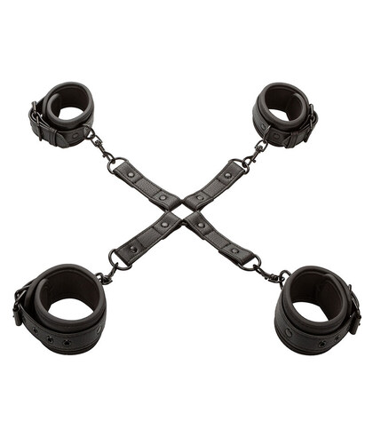 NOCTURNAL CONECTOR HOG TIE CUE Conjunto de restrição BDSM com algemas ajustáveis seguras