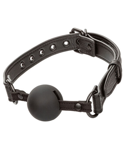 NOCTURNAL Bola de mordaza ajustable para placer sensorial seguro