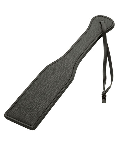 NOCTURNAL PALETA CUERO NEGRO Paleta ergonómica para juegos de impacto y placer