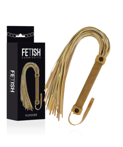 WHIP INDULGENCE Vegan Leather Flogger for Fetish Play