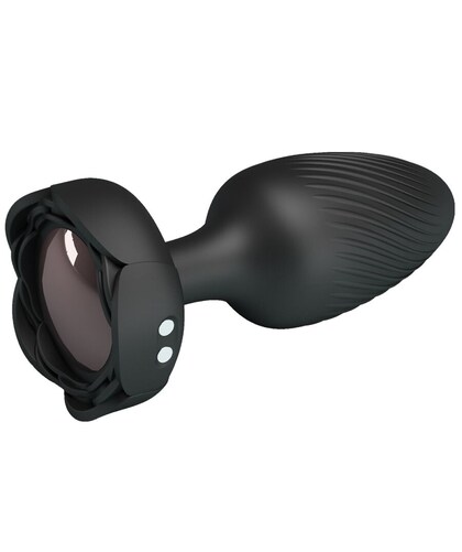OSBORN Plug anal de tamaño medio con luz led en la base y vibración