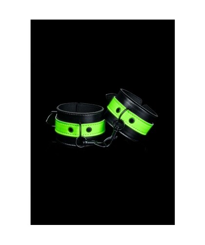 OUCH! - GLOW HANDCUFFS Glow-in-the-dark bondage handcuffs