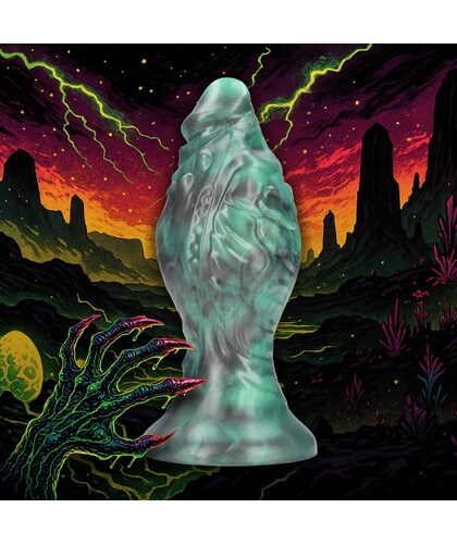 OVO MONSTER SPACE BORN Plug anale in silicone con design incredibile