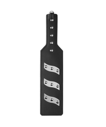LEATHER ELECTRO Electro-Stimulation Paddle for Bondage Play