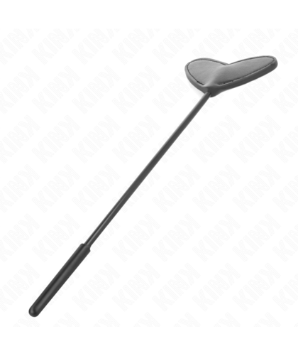 HEART SHAPE BLACK PADDLE 33 BDSM Accessories: Explore Our Range of Floggers, Whips, and Ticklers