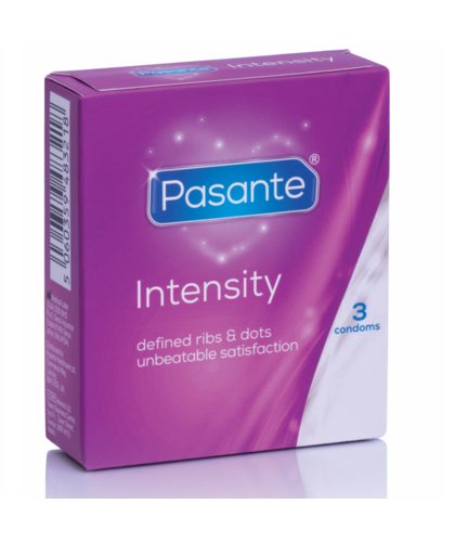 INTENSIDADE TEXTURA Preservativos texturizados para potenciar a estimulação e o prazer