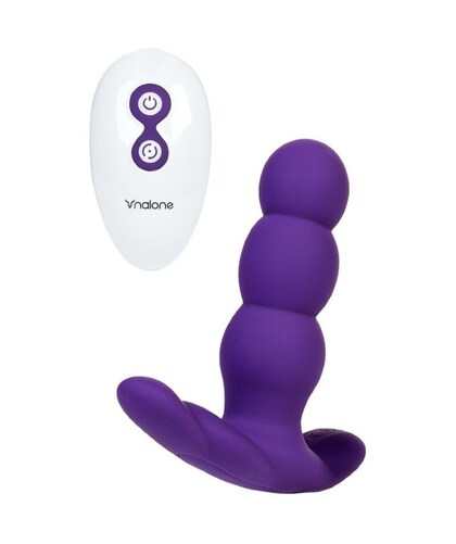 PEARL Silicone Anal Vibrator with Remote Control and Dual Modes