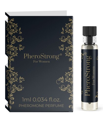 PHEROSTRONG ACTIVE WOMAN Perfume com feromonas para mulher; aroma frutado e fresco