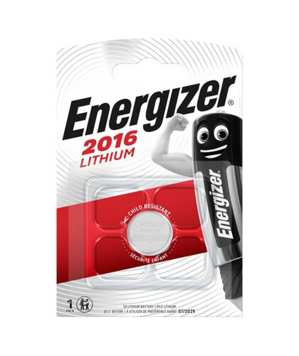 1 UNITÉ CR2016 Pila cr2016 energizer