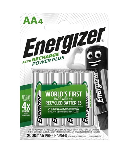 PILES RECHARGEABLES ENERGIZED RE 