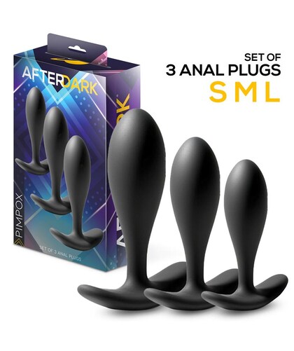 PIMPOX TRIOPLUGS Pimpox set de 3 plugs anales