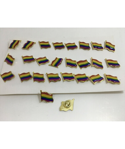 PRIDE FLAG LGBTQ+ Pride Flag Pin, an Iconic Accessory