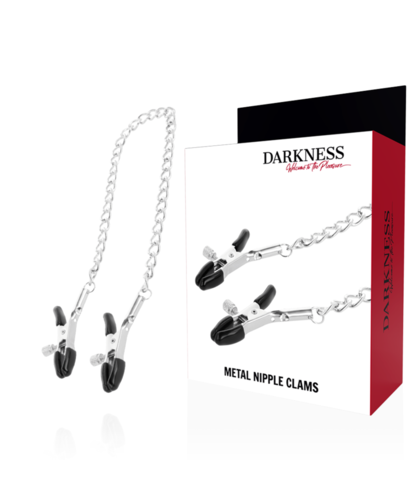 AJUSTAR LA ADRENALINA Pinzas para pezones con cadena unisex. seguras