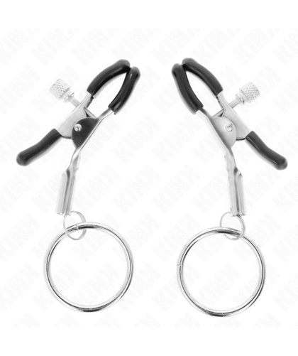 NIPPLE CLAMPS WITH RING 6 Sensual BDSM Clamps for Safe Stimulation and Control