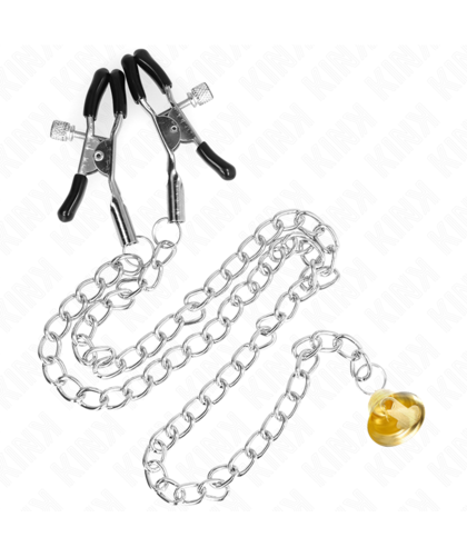 PINZE PER CAPEZZOLI CON CAMPAN Pinze per capezzoli: sensualità, controllo e varietà BDSM