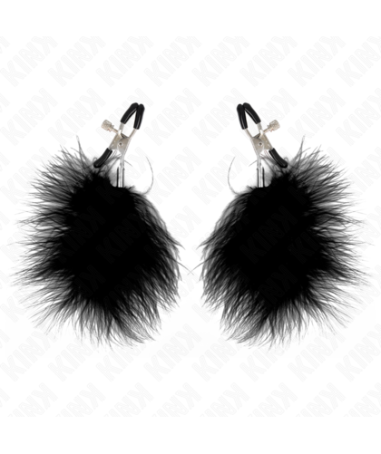 KINK FEATHER KINK Nipple Clamps with Teasing Feathers