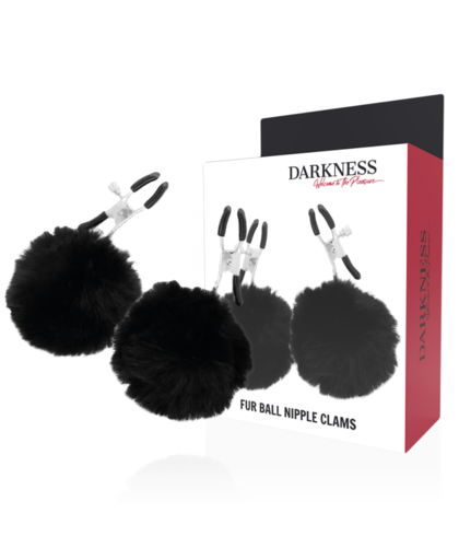 POMPONES Pinzas para pezones ajustables con elegantes pompones