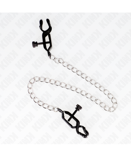 KINK SILVER Pinzas para pezones diseñadas para juegos BDSM