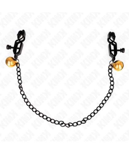 KINK BLACK Pinças versáteis para BDSM, com design ajustável e seguro
