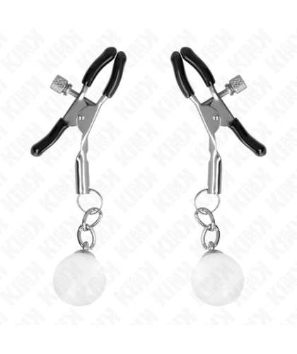 PINZAS PER CAPEZZOLI ARGENTATE Pinze per capezzoli variegate, stimolanti e sicure