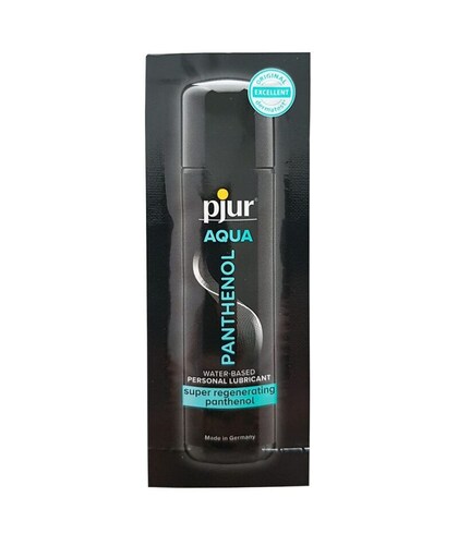 PJUR AQUA PANTHENOL LUBRICANTE Premium water-based lubricant with panthenol for smoothness and care