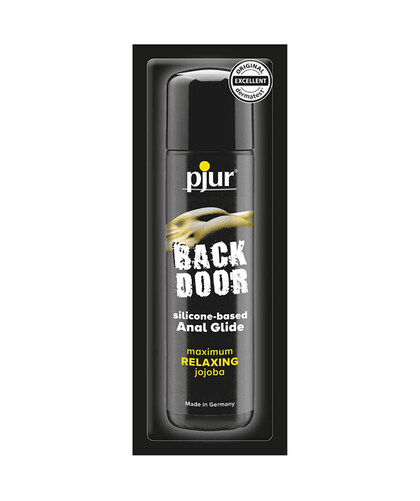 PJUR BACK DOOR GEL RILASSANTE A Lubrificante al silicone con jojoba per un sesso anale prolungato e piacevole.