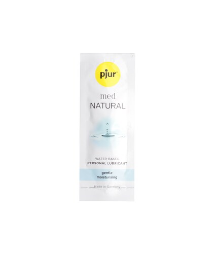 LUBRICANT MED NATURAL Hydration Delight: Single-Use Water-Based Formula for Sensitive Skin