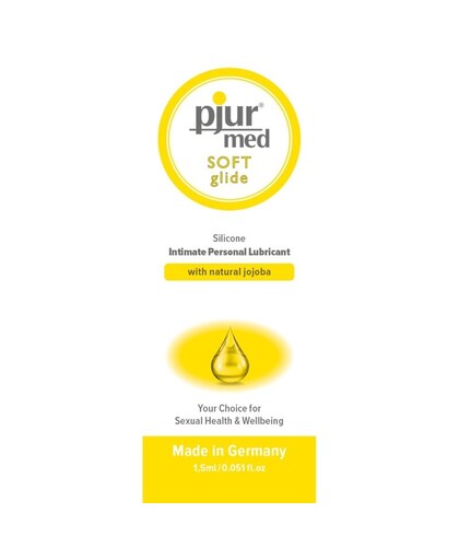PJUR MED SOFT GLIDE Lubricante íntimo monodosis para pieles secas con jojoba