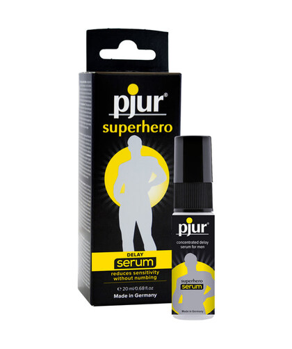 PJUR SUPERHERO SERUM Creme para prolongar o prazer sem perder sensibilidade