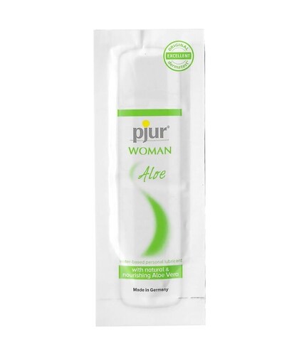 PJUR WOMAN ALOE SINGLE Este es un lubricante monodosis con base acuosa