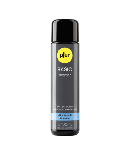 PJUR BASIC WATER Water-based lubricant, long-lasting, fragrance-free, and easy to clean