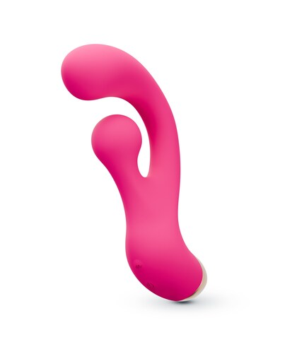 PLEASER Vibrador ergonómico con rotación dual, 10 modos, resistente al agua