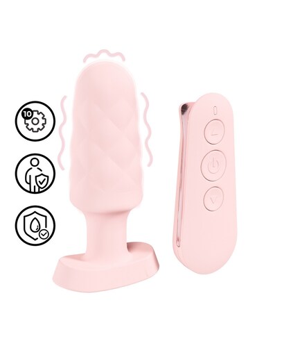 VELVET Plug anal vibrante com 10 modos, silencioso e com textura

Descobre o prazer de uma forma 