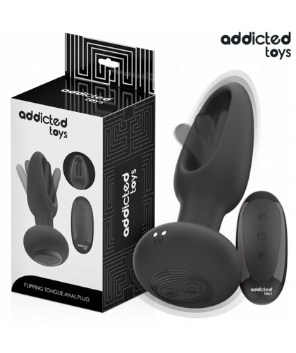 LINGUAPULSE Plug anale con leccatore vibrante e telecomando